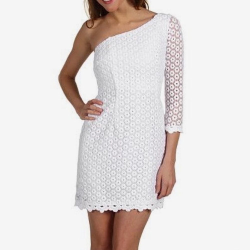 Lilly Pulitzer Resort White Daisy Dress EUC
